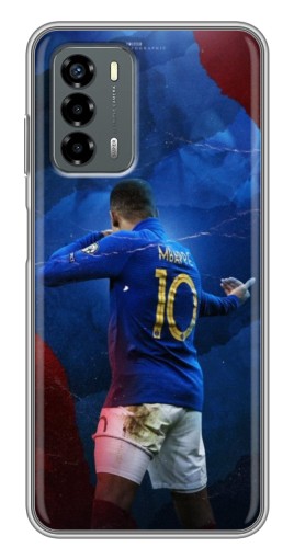 Силиконовый чехол с изображением "Мбаппе в Франции" для Blade V40 Vita