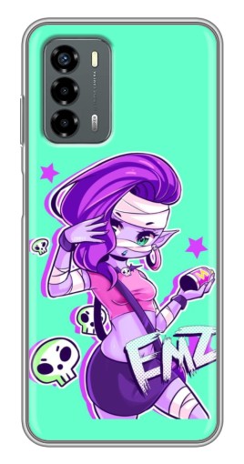 Силиконовый чехол с изображением "Милая Emz" для Blade V40 Vita