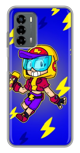 Силиконовый чехол с изображением "Молниеносная MAX" для Blade V40 Vita