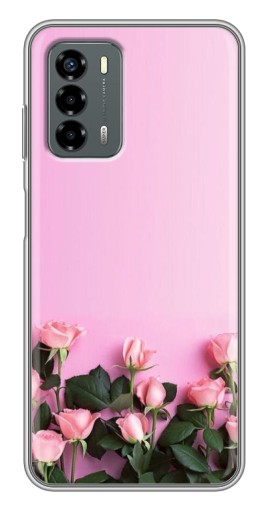 Чехол с печатью "Нежные розы" для Blade V40 Vita