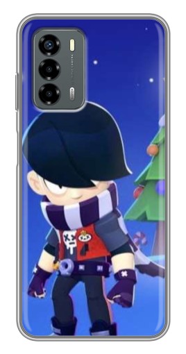Чехол с принтом "Новогодний Эдгард" для Blade V40 Vita