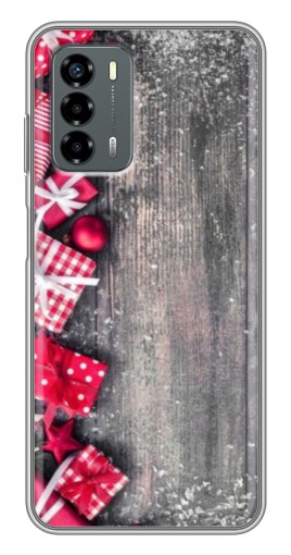 Чехол с печатью "Подарочный фон" для Blade V40 Vita