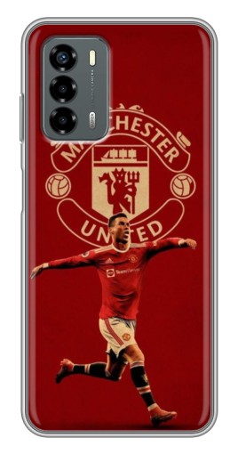 Чехол с принтом "Ronaldo в МЮ" для Blade V40 Vita