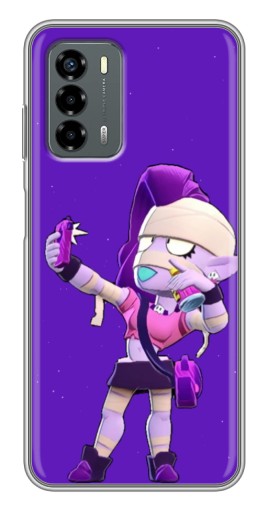 Силиконовый чехол с изображением "Селфи Емз" для Blade V40 Vita