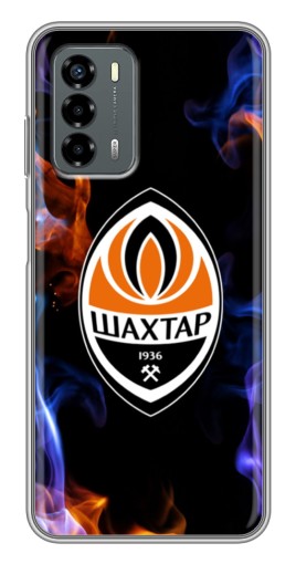 Чехол с картинкой "Шахтер в огне" для Blade V40 Vita