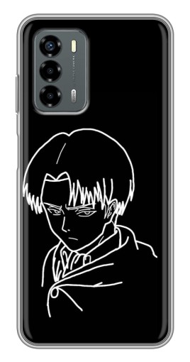 Силиконовый чехол с изображением "Силуэт Леви" для Blade V40 Vita