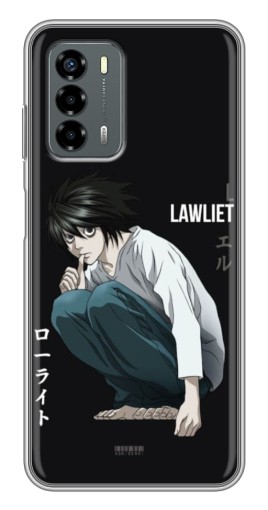 Чехол с принтом "Сыщик Лоулайт" для Blade V40 Vita