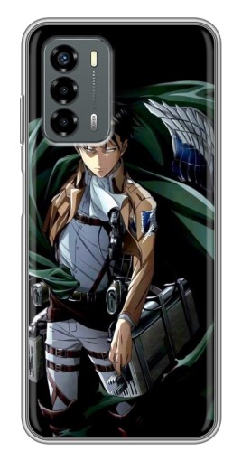 Силиконовый чехол с изображением "Солдат Леви" для Blade V40 Vita