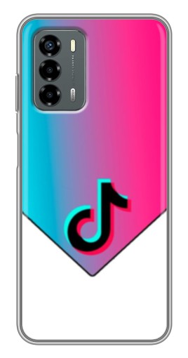 Чехол с печатью "Tiktok Logo" для Blade V40 Vita
