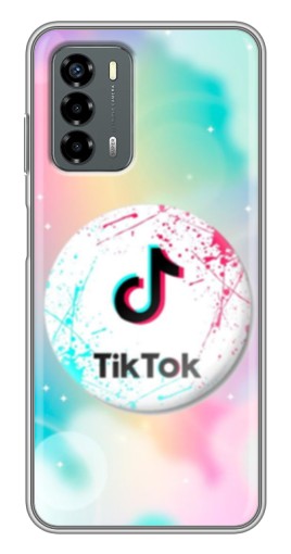 Чехол с печатью "TikTok принт" для Blade V40 Vita