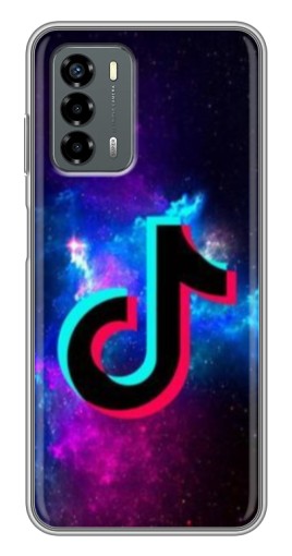 Чехол с печатью "ТикТок в космосе" для Blade V40 Vita