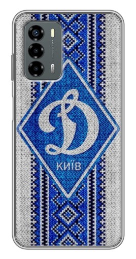 Силиконовый чехол с изображением "Вышиванка Динамо" для Blade V40 Vita