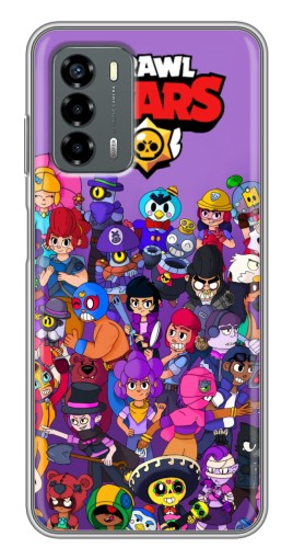Чехол с картинкой "Все герои" для Blade V40 Vita