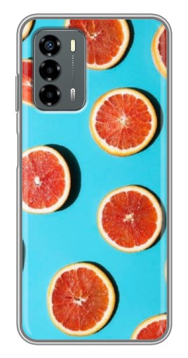 Чехол с картинкой "Яркие грейпфруты" для Blade V40 Vita