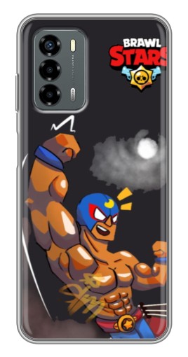 Чехол с принтом "Ель Примо АРТ" для Blade V40 Vita