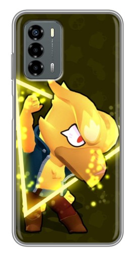Чехол с принтом "Золотой Ворон" для Blade V40 Vita