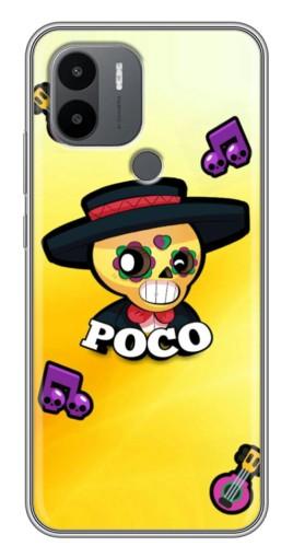 Силиконовый чехол с изображением "Боец Поко" для Xiaomi Poco C50