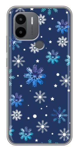 Чехол с принтом "Фон с снежинками" для Xiaomi Poco C50