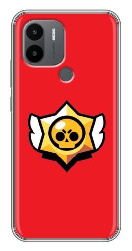 Силиконовый чехол с изображением "Лого на красном" для Xiaomi Poco C50
