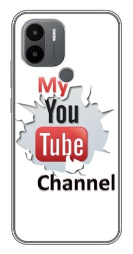 Силиконовый чехол с изображением "My YouTube" для Xiaomi Poco C50