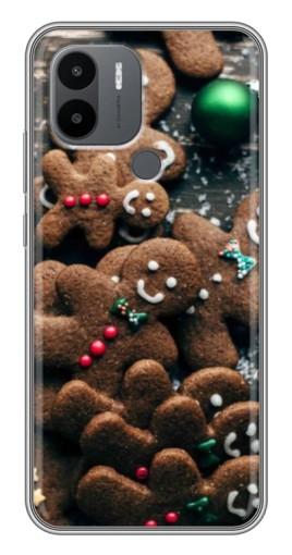 Чехол с принтом "Новогодние человечки" для Xiaomi Poco C50