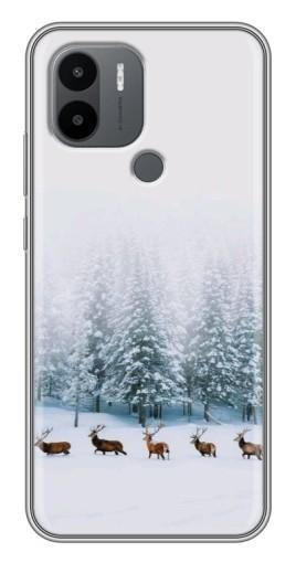 Чехол с принтом "Олени в лесу" для Xiaomi Poco C50