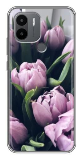 Силиконовый чехол с изображением "Сиреневые тюльпаны" для Xiaomi Poco C50