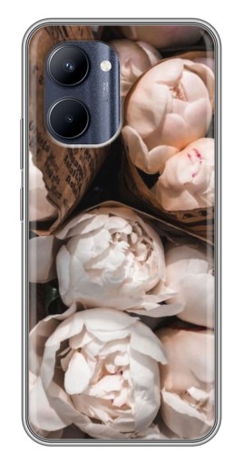 Чехол с принтом "Букет пионов" для Realme C33