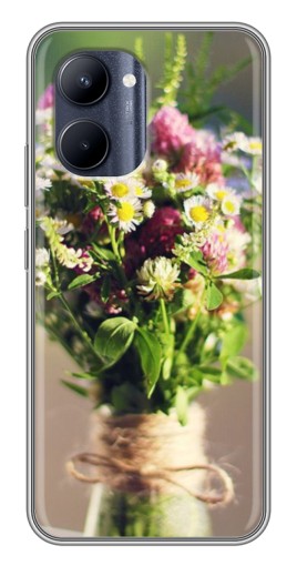 Чехол с принтом "Букет полевых цветов" для Realme C33