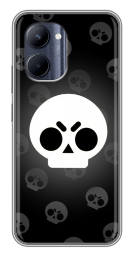 Чехол с картинкой "Череп" для Realme C33