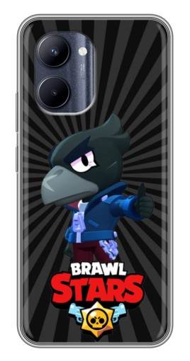Силиконовый чехол с изображением "Crow Brawl Stars" для Realme C33
