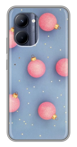 Чехол с печатью "Розовые шары" для Realme C33