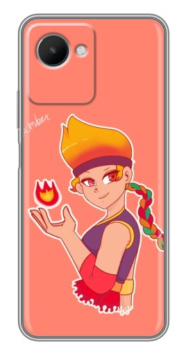 Чехол с принтом "Amber с огоньком" для Realme C30s