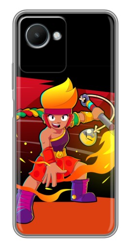 Чехол с принтом "Амбер в дуэли" для Realme C30s