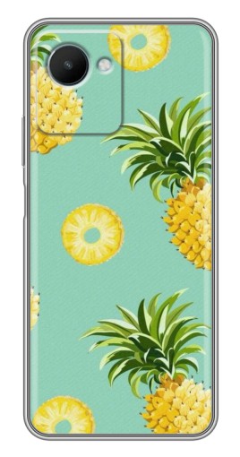 Силиконовый чехол с изображением "Ананасик" для Realme C30s