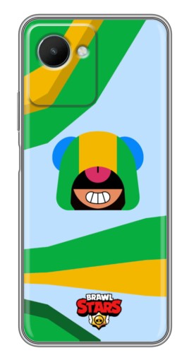 Силиконовый чехол с изображением "Арт Леон" для Realme C30s