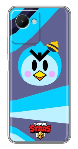 Силиконовый чехол с изображением "Арт Мистер Пи" для Realme C30s