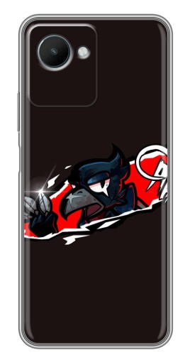 Чехол с печатью "Ассасин Ворон" для Realme C30s