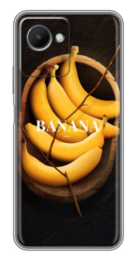 Силиконовый чехол с изображением "Banana" для Realme C30s