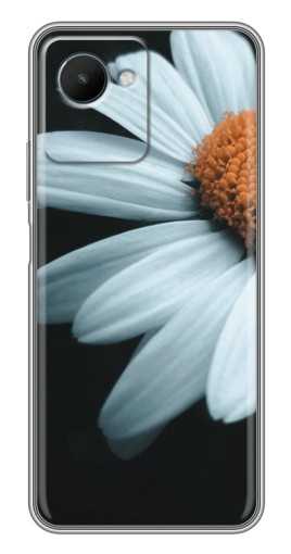 Чехол с принтом "Белая ромашка" для Realme C30s