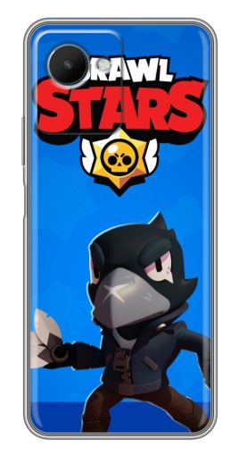 Чехол с печатью "Боевой Crow" для Realme C30s