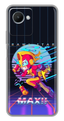 Чехол с печатью "Brawl MAX" для Realme C30s