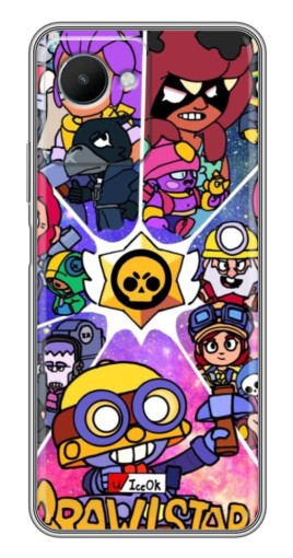 Чехол с картинкой "Brawl заставка" для Realme C30s