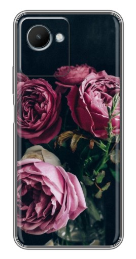 Чехол с принтом "Букет роз" для Realme C30s