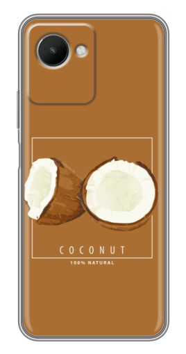 Чехол с картинкой "Coconut" для Realme C30s