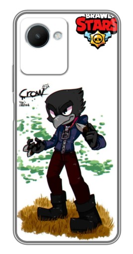 Чехол с картинкой "Crow" для Realme C30s