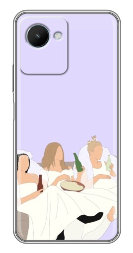 Чехол с печатью "Девушки Друзья" для Realme C30s
