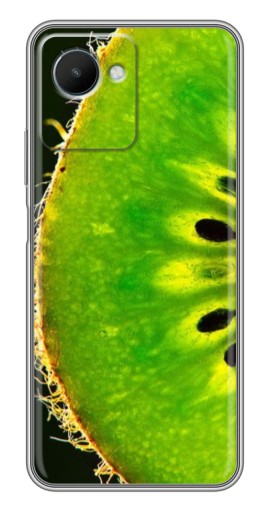 Силиконовый чехол с изображением "Долька Киви" для Realme C30s