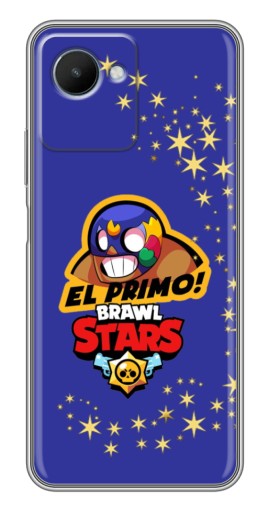 Чехол с печатью "El Primo в маске" для Realme C30s