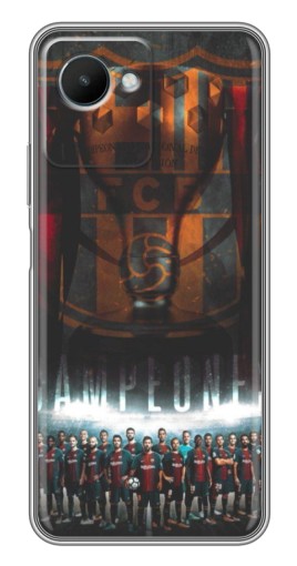 Чехол с печатью "FCB Campeones" для Realme C30s